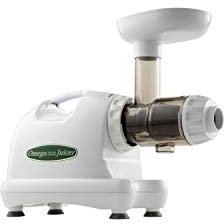 Omega 8224 Extracteur de Jus Blanc 36,8 x 16,5 x 39,4 cm