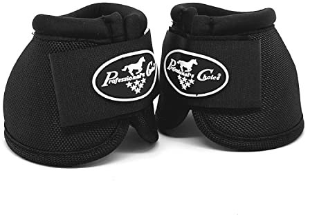 Professionals Choice Hufglocke für Pferd gegen Gangfehler, 1 Paar, Damen, BB255-BLA, Schwarz, 2X-Large