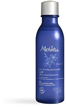 Melvita - Loción Sérum Iluminadora de Lirio - Aguas Extraordinarias - Hidratación Intensa y Luminosidad - Textura Gelificada - 100 ml