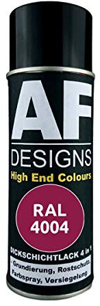 4 IN 1 Ral 4004 Burdeos Violeta Dickschichtlack Laca Spray Lata de Aerosol