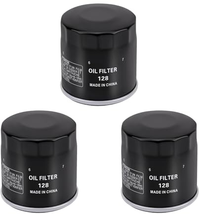 AHL 3 Stück Motorrad Ölfilter Kompatibel mit KAWASAKI: 49065-2057 49065-2062 49065-2071 49065-2078 49065-7010 / TORO:108-3842 KW10586 KW10761 NN10684/ Woods:72859/Exmark 126-5234