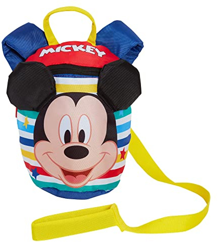 Disney Mickey Mouse Backpack With Reins Girls Boys Detachable Safety Harness Nursery Bag