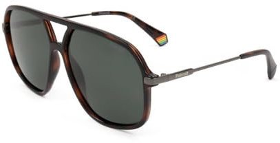 Polaroid Pld 6182/s 086/UC HAVANA Sunglasses Unisex Polycarbonate, Standard, 59