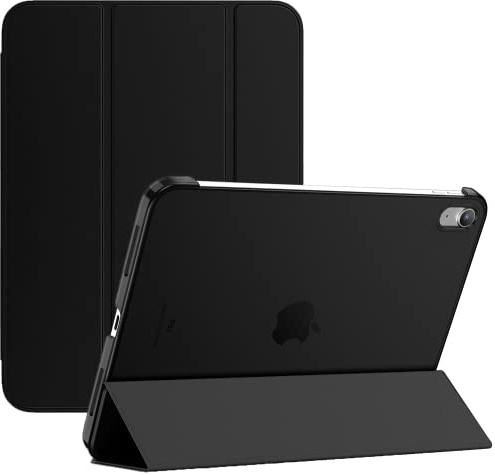 Étui magnétique intelligent pour iPad Air 10.9'' 4e/5e génération (2020, 2021) avec support et fonction veille automatique (noir)