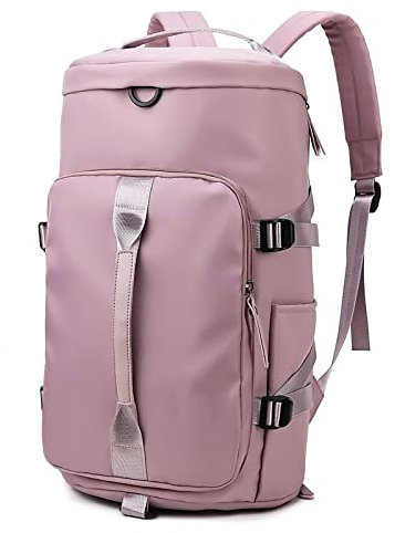 Wanderrucksack, Rucksack, Fitnessstudio, Reisetasche, trocken und nass, für Damen und Herren, Camping, Outdoor, Umhängetaschen, Fitness, Training, Schwimmen, Tasche für den Alltag (Farbe: Blau)