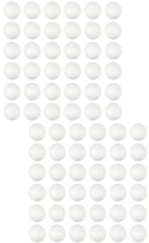 DOITOOL 1000 STK Schaumkugel Glatte Styroporkugeln Schaumstoffbälle Schaumstoff Zum Basteln Bastelschaum Filzkugeln Zum Basteln Handdekor Weiß Polyflor Epspolystyrol Schneeball Schaumblock
