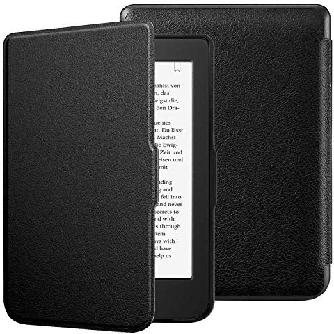 Fintie Hülle für Tolino Page 2 - Ultradünne Schutzhülle mit Ruhemodus und Magnetverschluss für Tolino Page 2 2019 eReader, Schwarz