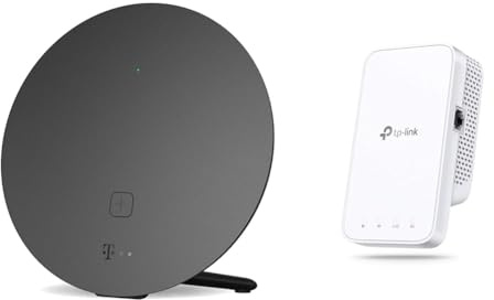 Telekom Speed Home WLAN für Ihr Starkes & stabiles Heimnetzwerk I Wi-Fi 6 fähiger Verstärker mit Mesh-Technologie für optimale Internet-Abdeckung & TP-Link RE230 WLAN Verstärker Repeater AC750
