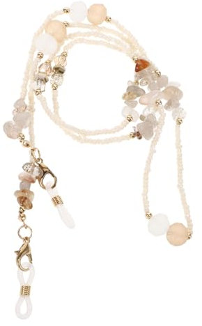 LIFKOME Brillenketten-set Mit Perlen Kette Für Brillen Lanyard Brillenhalter – Verlorene Brille Seil Kristall