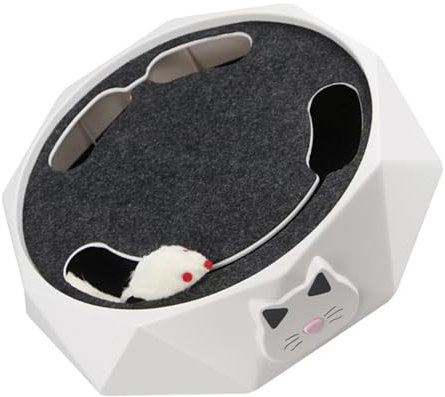 Sosoport Elektronisches Katzenspielzeug Maus Interaktives Versteckspiel Realistisches Material Haustierspielzeug Für Kätzchen Jagdinstinkt