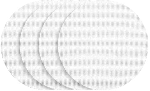 Cozylkx 4pcs Non Stick Silicone Steamer Mesh Mat, 15cm Round Bamboo Steamer Liners for Buns Dumpling Pastry Dim Sum Home Baking