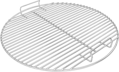 Grille de cuisson ronde 7432 pour barbecue au charbon de bois, barbecue de rechange pour Weber One-Touch, Bar-B-Kettle, Kamado Joe Classic, Big Green Egg, Pit Boss Louisiana Grills 44,5 cm