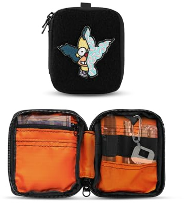 VIPERADE VE34 Small EDC Pouch, Mini EDC Organizer, Pocket Organizer EDC Wallet for Men, Small EDC Pocket Pouch for Everydaay Carry (VE34V-Black)