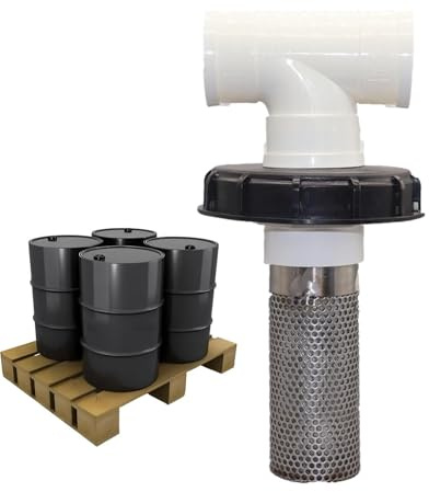 Filtre à eau de pluie – Couvercle en maille pour réservoir d'eau de gallon, filtre en maille inoxydable, lavable et réutilisable pour cour