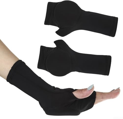 ZYWUOY Eislauf-Handschutz, Nylon-Schlittschuhlauf-Handschutz, Handgelenkschoner für sicheres Eiskunstlaufen und Skifahren (M)
