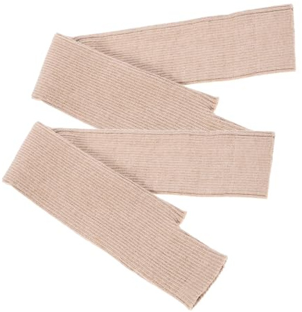 FOMIYES Coperture di braccio caldo lungo scaldabraccia coprimaniche per da donna guanti termici maniche da basket calde maniche del braccio maniche da calcio Nero