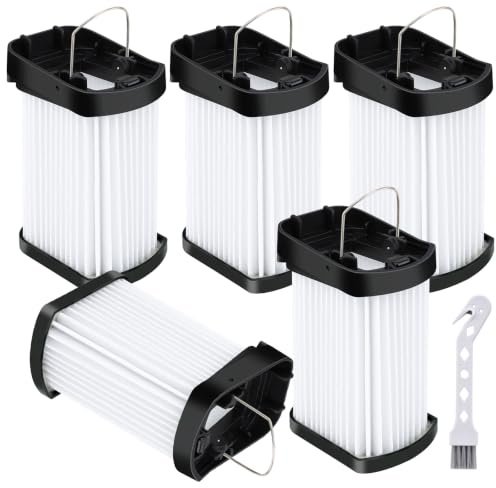 5PCS Replacement Filter for Shark WV270UK WV273UKT | WandVac 2.0 Cordless Handheld Vacuum Cleaner, HEPA Filters