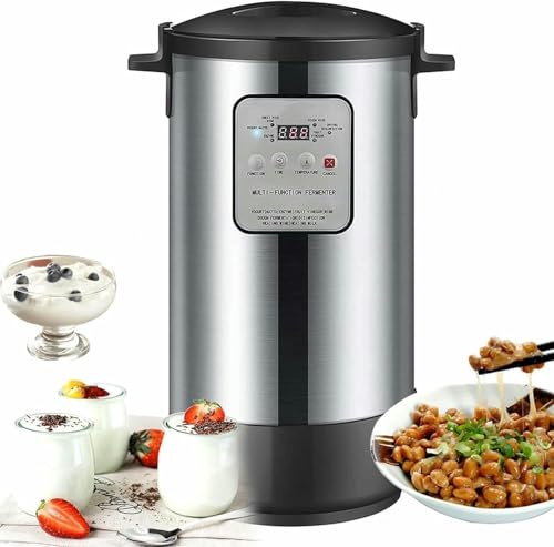 Automatic Yogurt Fermenter Machine with Digital Thermostatic Control for Perfect Yoghurt and Rice Wine, Large Capacity