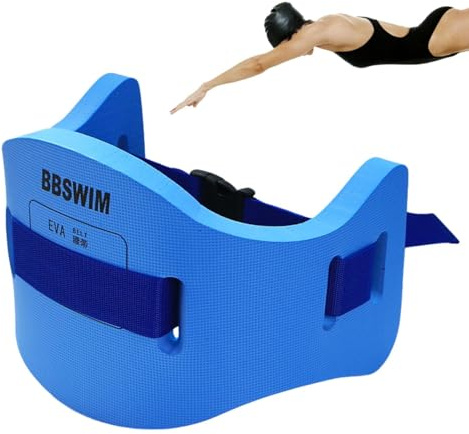 Cintura galleggiante, 2,8 cm, cintura Eva, galleggiante di sicurezza, ergonomico, regolabile, comodo supporto per bambini e adulti, guadare, sport acquatici, piscina, per allenamento