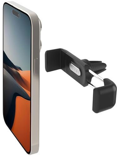 Kenu Airframe + - Soporte portátil de smartphone o de GPS para coches, color negro