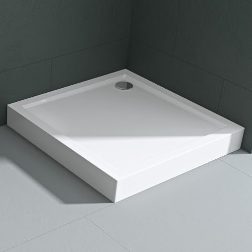 Duschwanne Faro1h, Material: Acryl, BTH: 90x90x14cm, Form: Quadratisch