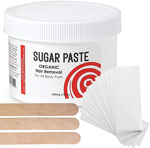 Sugaring Hair Removal Paste at Home Kit - (Strips, Applicator Sticks) Large350g (12oz.) by Sugaring