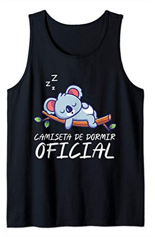 Camiseta de dormir oficial I Lindo koala dormido Camiseta sin Mangas