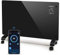 Aigostar Helen Smart - Radiador Electrico Bajo Consumo Silencioso, Convector Eléctrico Panel de Vidrio Ultra Fino. Conexión Wi-Fi, Temporizador de 24 h, 3 modos, Pantalla LED Táctil. Programable.