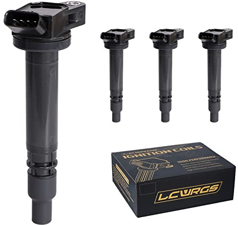 Set of 4 Ignition Coil Pack Fits for 2.5L 2.7L L4 2009 2010 2011 2012 2013 2014 2015 Toyota Highlander RAV4 Camry Avalon Sienna Scion tc ES300H 2.5 2.7 Replaces# UF507 C1596