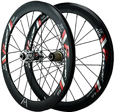 DYSY Fahrradradsatz 20 Zoll 22 Zoll, Aluminiumlegierung Hybrid/Bergrand Abgedichtetes Lager V Bremsrad 24 Loch für 7-12 Speed Laufräder (Farbe : Silver, Size : 20 inch)
