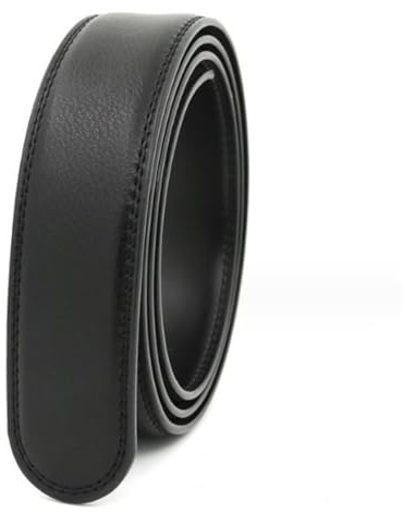 Yorggvel Herren Gürtel Ohne Schnalle Erweiterter Gürtel,Ratsche Automatik Gürtel Echt Leder für Männer,Breite 3.5CM