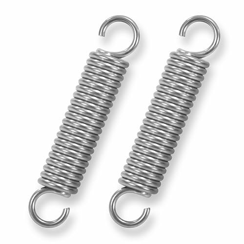 GUNGY Zugfedern mit Haken Edelstahl Zugfeder Spannfeder 60mm Außendurchmesser 12mm Drahtdurchmesser 2mm Maximale Zugkraft 12kg 2x12x60mm 2 Stück