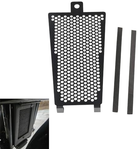 MOQIAOSEIKO Griglia di protezione per radiatore per moto compatibile con Harley Softail Models Slim Standard Fat Bob Boy Heritage Classic Low Rider Street Breakout Sport Glide Deluxe FLDE FXDR