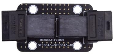 CY Card PCI-Express 4.0 PCIE5.0 Mini SAS HD SFF-8643 Female to SFF-8643 Female PCBA Coupler Adapter Extender