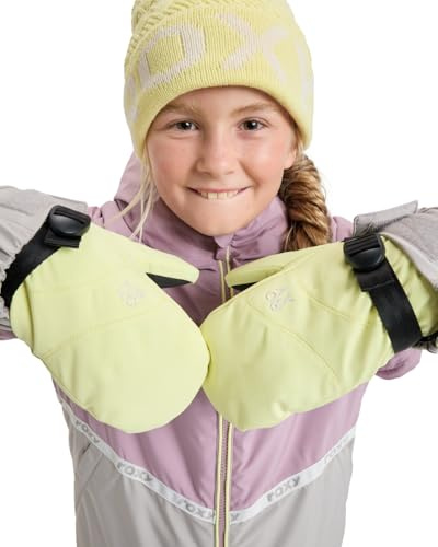 Roxy JETTY GIRL Solid Mitt - Guantes para niña, color amarillo, talla M