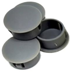 OZDTLP 10Pcs Round Plastic Cap Furniture Card Hole Plugs Panel Hole Plugs Drill Screws Furniture Hole Plugs(Gray,35mm)