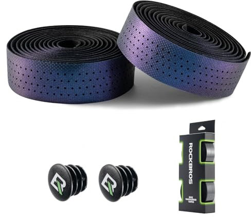 ROCKBROS Lenkerband Rennrad, 2 Rollen Rennrad Lenkerband, Super Lang 220cm und Dicke 3mm, Griffband Selbstklebend für MTB Gravel und Urban Cycling, Mehrfarbig