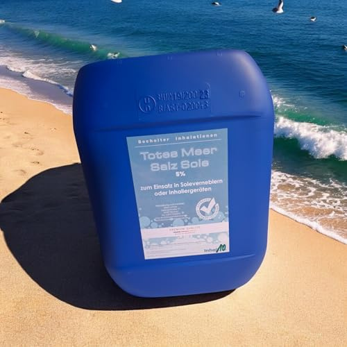 10 Liter TotesMeerSole 5% Pferde Inhalation Soletherapie