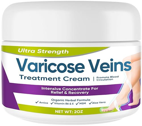 Varicose Veins Treatment for Legs - Natural Varicose Veins Cream Fast Relief Varicose Veins & Boost Blood Circulation, Improve Varicose Veins & Leg Appearance