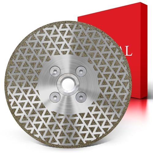 BAYERTAL® Diamantscheibe 125mm x M14 Premium 2in1 - Hochleistungs Trennscheibe & Schleifscheibe für harten Fliesen Keramik Feinsteinzeug Granit Marmor Beton - Winkelschleifer Diamanttrennscheibe 125