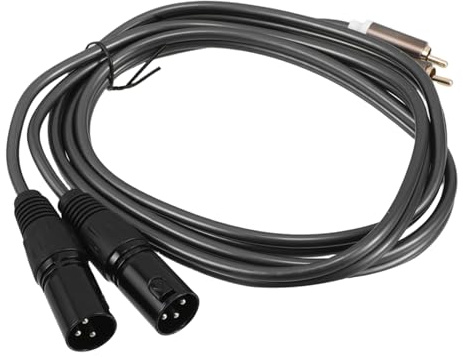 TOYANDONA Xlr to Rca Cable Adapter Rca to Xlr Male Audio Cable Stereo Audio Equipment for Car Studio