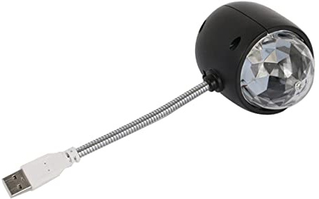 BESPORTBLE 1pezzi Luce Stroboscopica Creativa Mini Palla Luce Da Palco Decorativa Lampada Da Palco Decorativa Nero