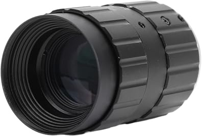 Cryfokt Obiettivo Zoom con Attacco C Obiettivo per Fotocamera Ad Alta Risoluzione 12 MP con Apertura Manuale in Lega di Alluminio per Fotografia Professionale