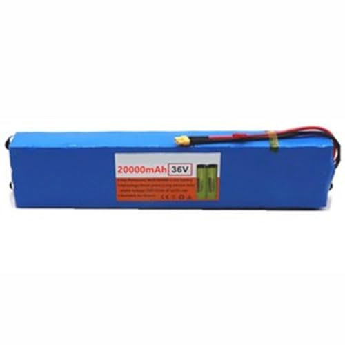 36V 20AH Baterías para Patinetes Eléctricos 10S3P Baterías De Iones De Litio De PVC Impermeables para Bicicletas Eléctricas Y Patinetes Eléctricos con Cargador T