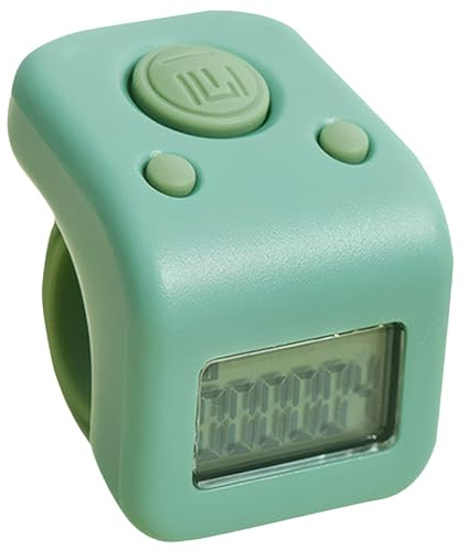 Tressify Compteur de tours à 6 canaux, compteur numérique étanche, compteur de doigts rechargeable, verrouillage, rétroéclairage LED
