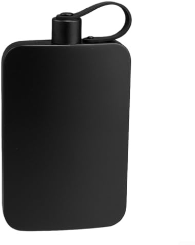 Petaca de acero de viaje de 500 ml para botellas de licor para whisky, camping portátil, accesorio de bar compacto de bolsillo, a prueba de fugas, para hombres, bebidas alcohólicas, uso al aire libre