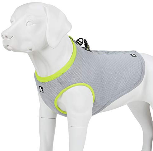MOKCCI Truelove kühlweste für Hunde Hund Kühlweste Geschirr Kühler Jacke mit Verstellbare Reißverschluss für Outdoor Jagd Training und Camping