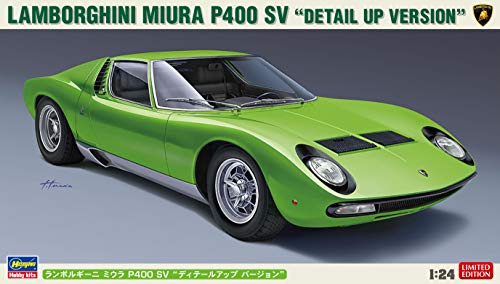 Hasegawa 1/24 Lamborghini Miura P400 SV, Detail-Version