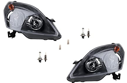 Johns, Scheinwerfer Halogen Front passend für Opel Zafira B 05-08 Leuchtmittel Satz L R