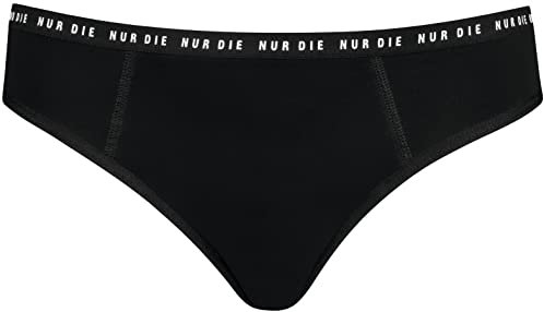 NUR DIE Doppelpack Alles Geregelt Panty stark - schwarz - Größe 36-38
